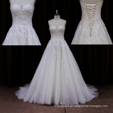 Vintage simples plissado vestidos de casamento para meninas